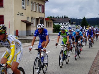 Passage du Tour de France 2009  L'Auberson, tape Pontarlier-Verbier