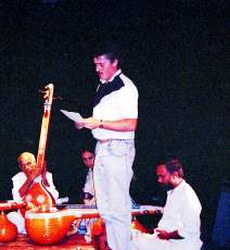 Concert in Switzerland in 1991 with Christian Piaget